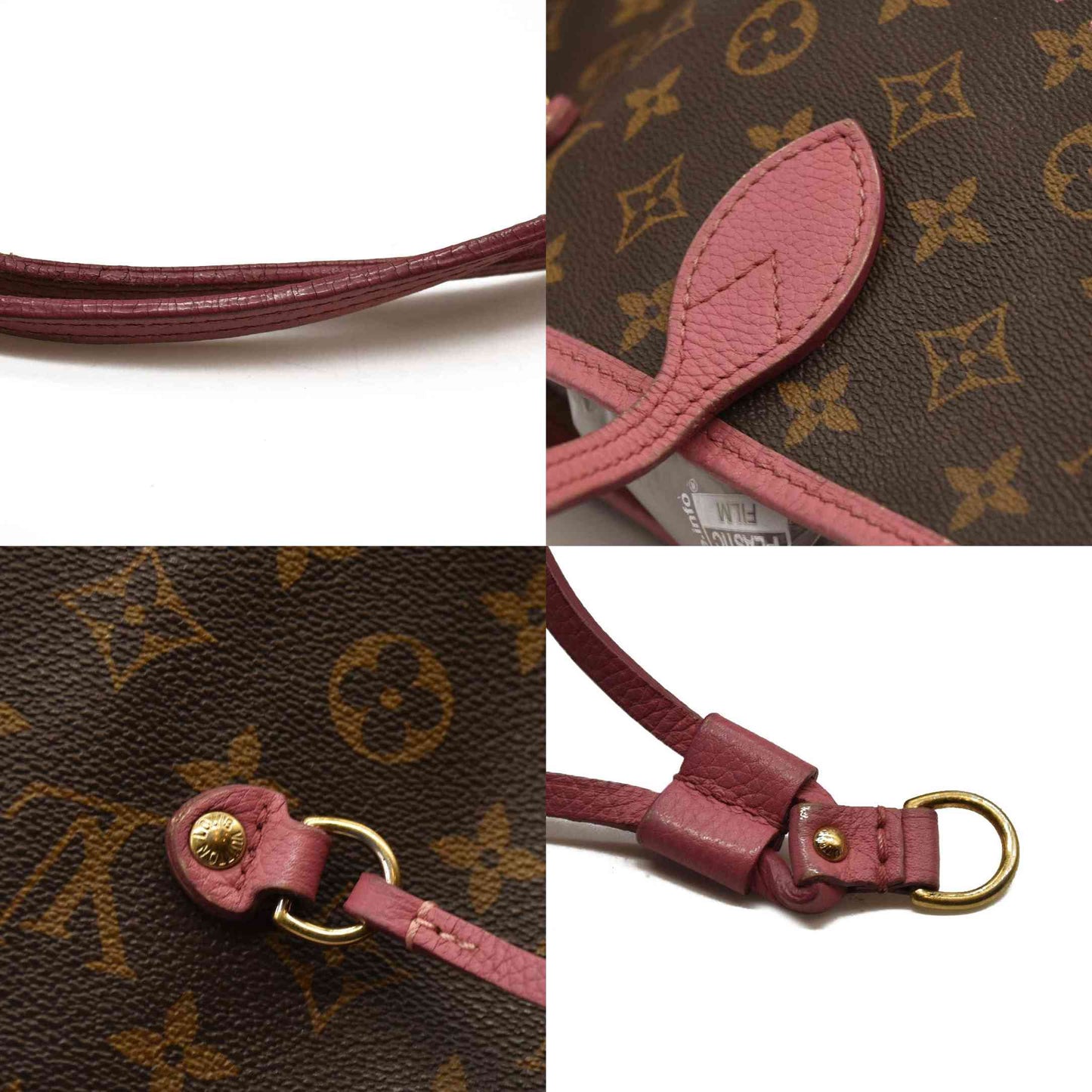 LOUIS VUITTON  Monogram Articles de Voyage Ikat Neverfull GM Rose Velours