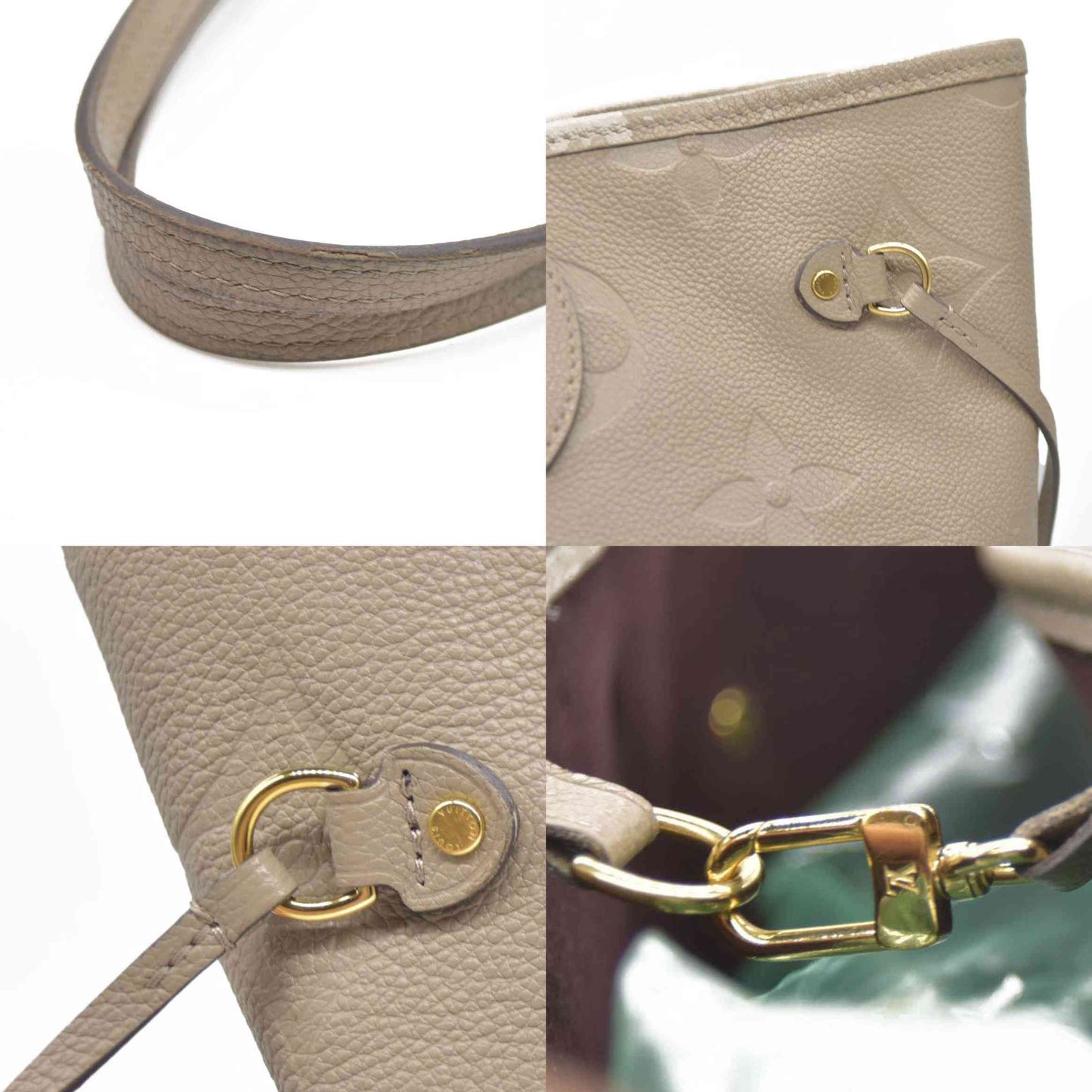 Louis Vuitton  Empreinte Monogram Giant Neverfull MM Tourterelle