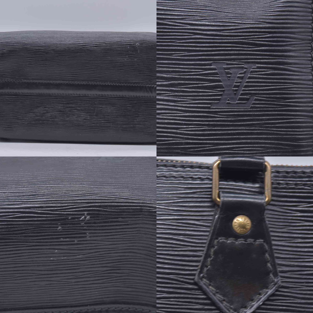 $1450 1991 LOUIS VUITTON Epi Speedy 25 Noir Black VI0991 CONSIGNMENT 10021550