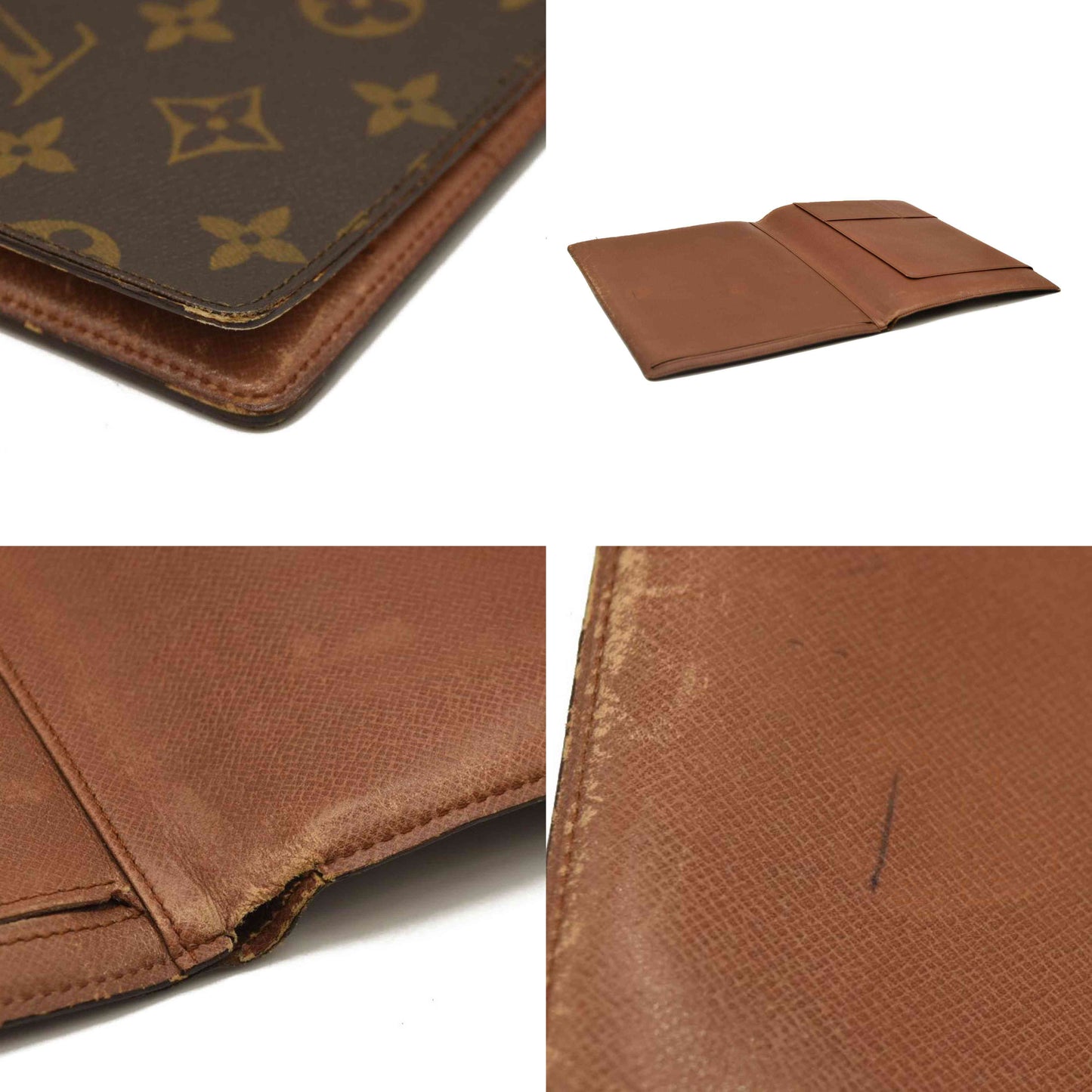 Louis Vuitton  Monogram Desk Agenda Cover MI8912