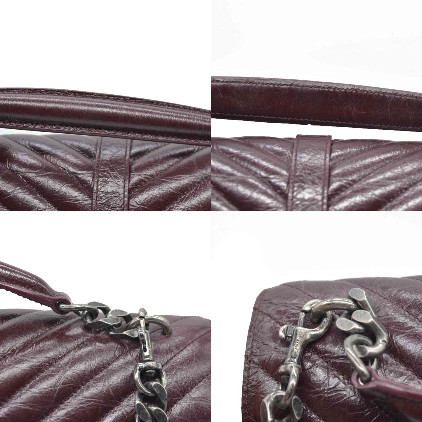 $3200 Saint Laurent Leather College Large