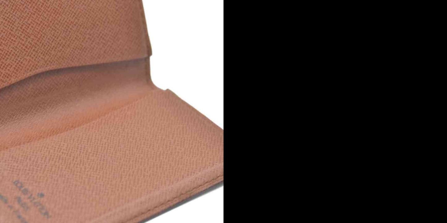 AUCTION $440 Louis Vuitton  Monogram Business Card Holder