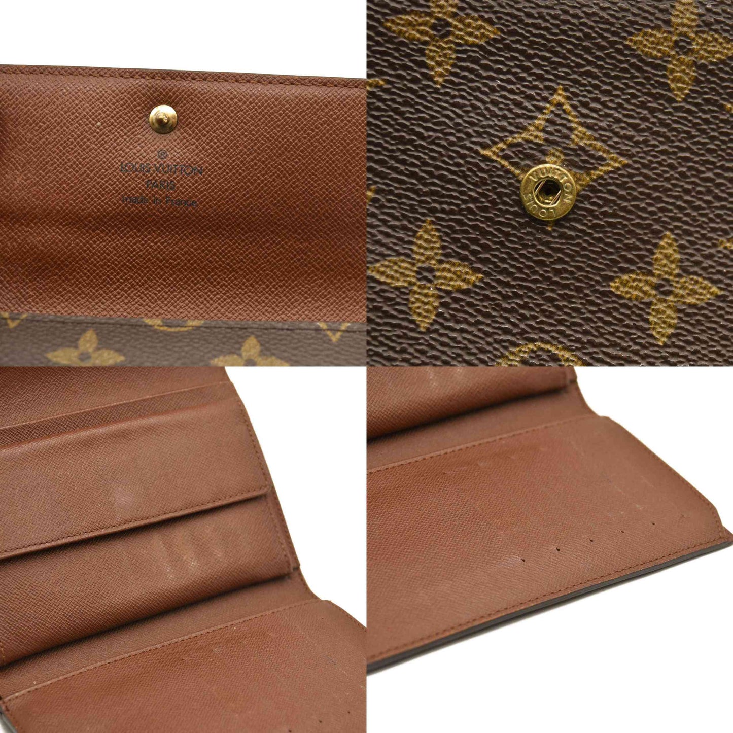Louis Vuitton  Monogram Porte Tresor Etui Papiers Wallet SP0023