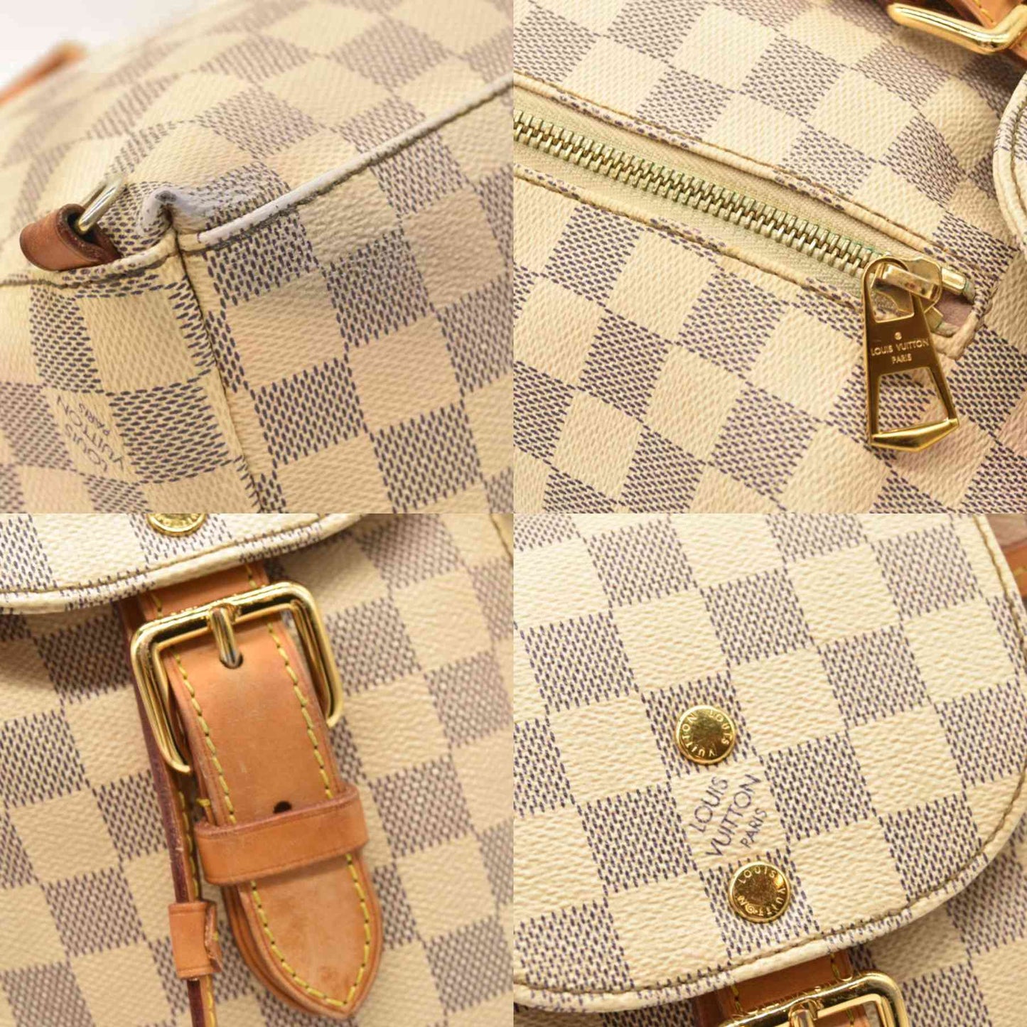 LOUIS VUITTON Damier Azur Sperone BB Backpack SR3157