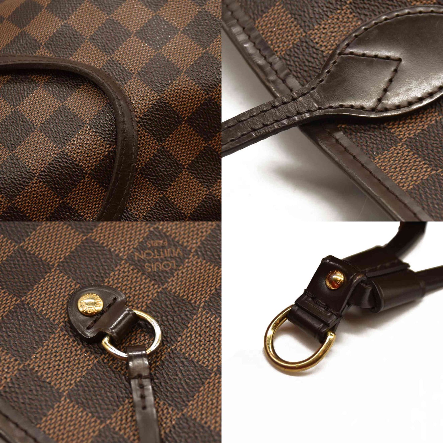 Louis Vuitton  Damier Ebene Neo Neverfull MM Rose Ballerine