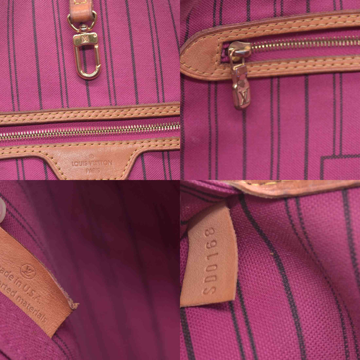 $2310 USA Louis Vuitton Monogram Neo Neverfull GM Pivoine SD0168