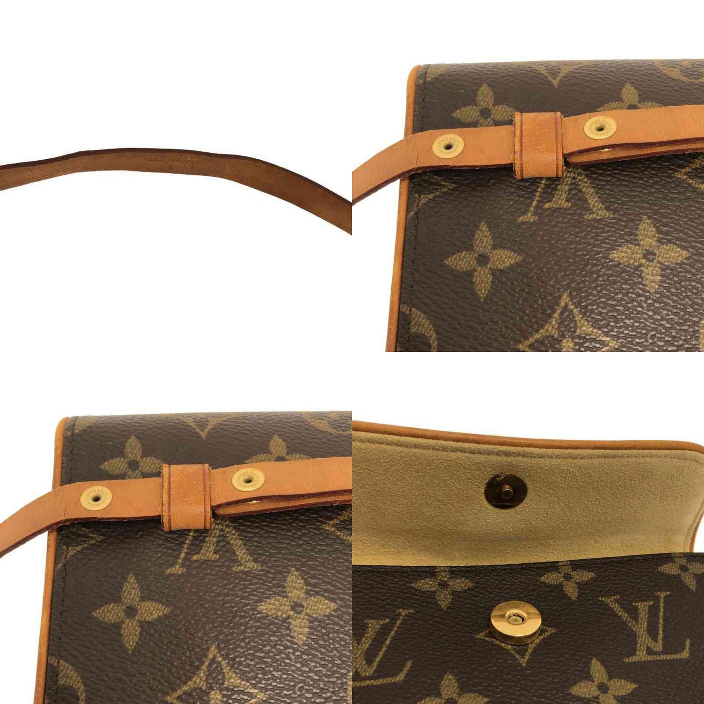 LOUIS VUITTON  Monogram Pochette Florentine FL0032