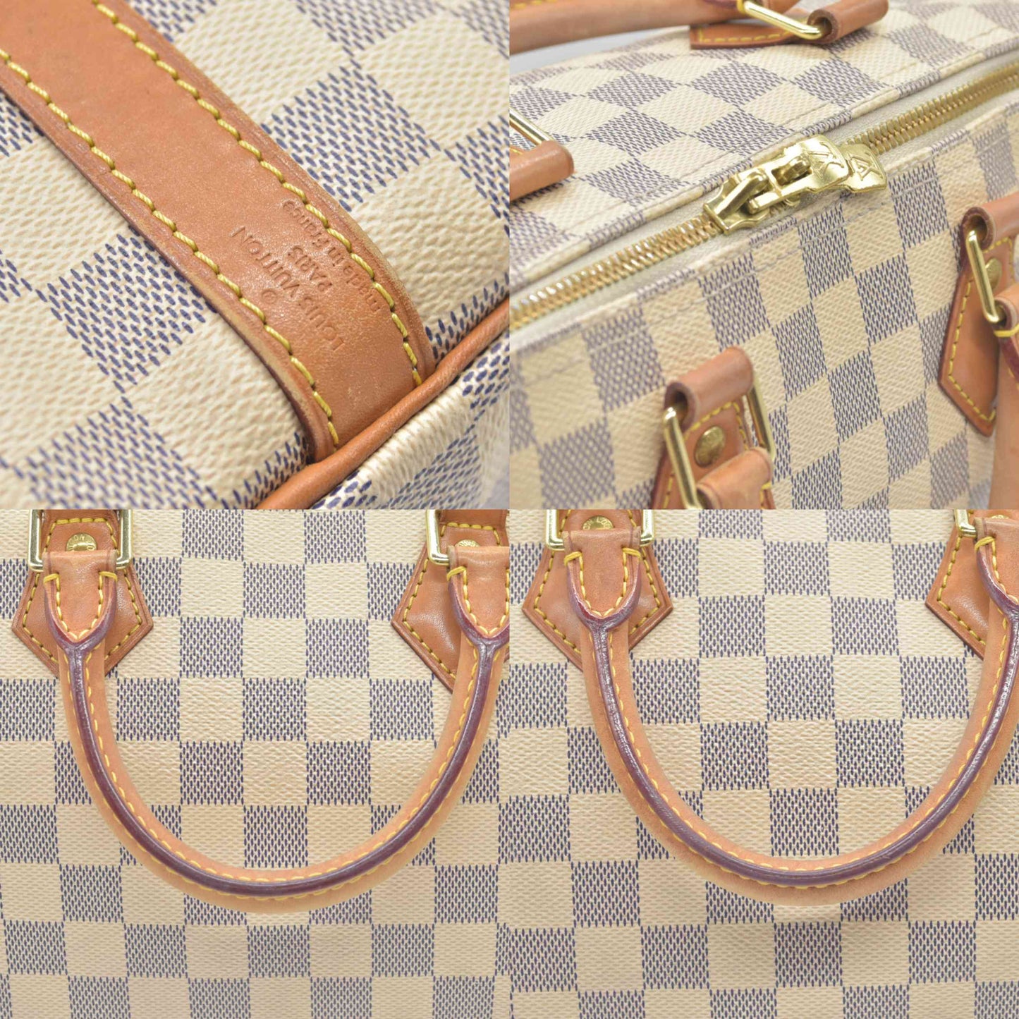 $1940 Louis Vuitton  Damier Azur Speedy Bandouliere 25 2014 DU4114