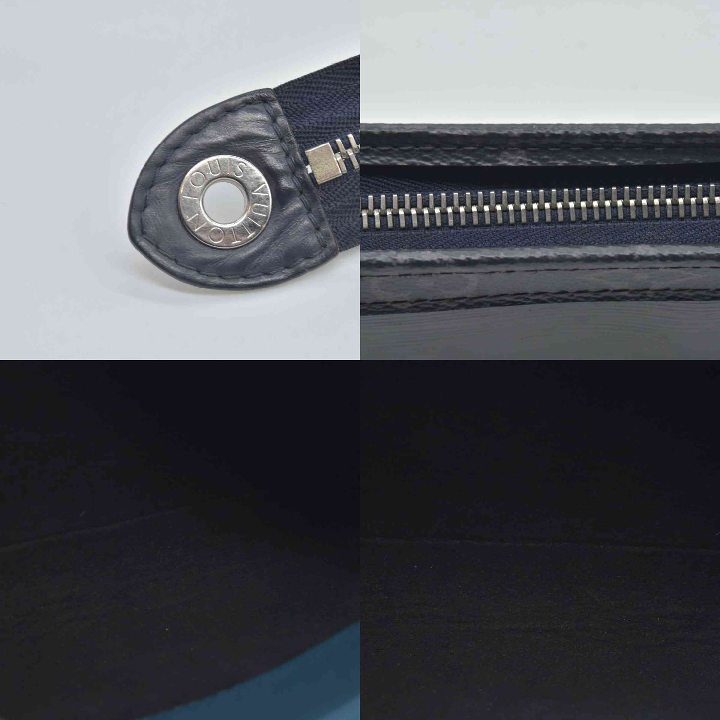 $1280 2017 Louis Vuitton Pochette Voyage Limited Edition Eclipse Epi Leather MM TA3187