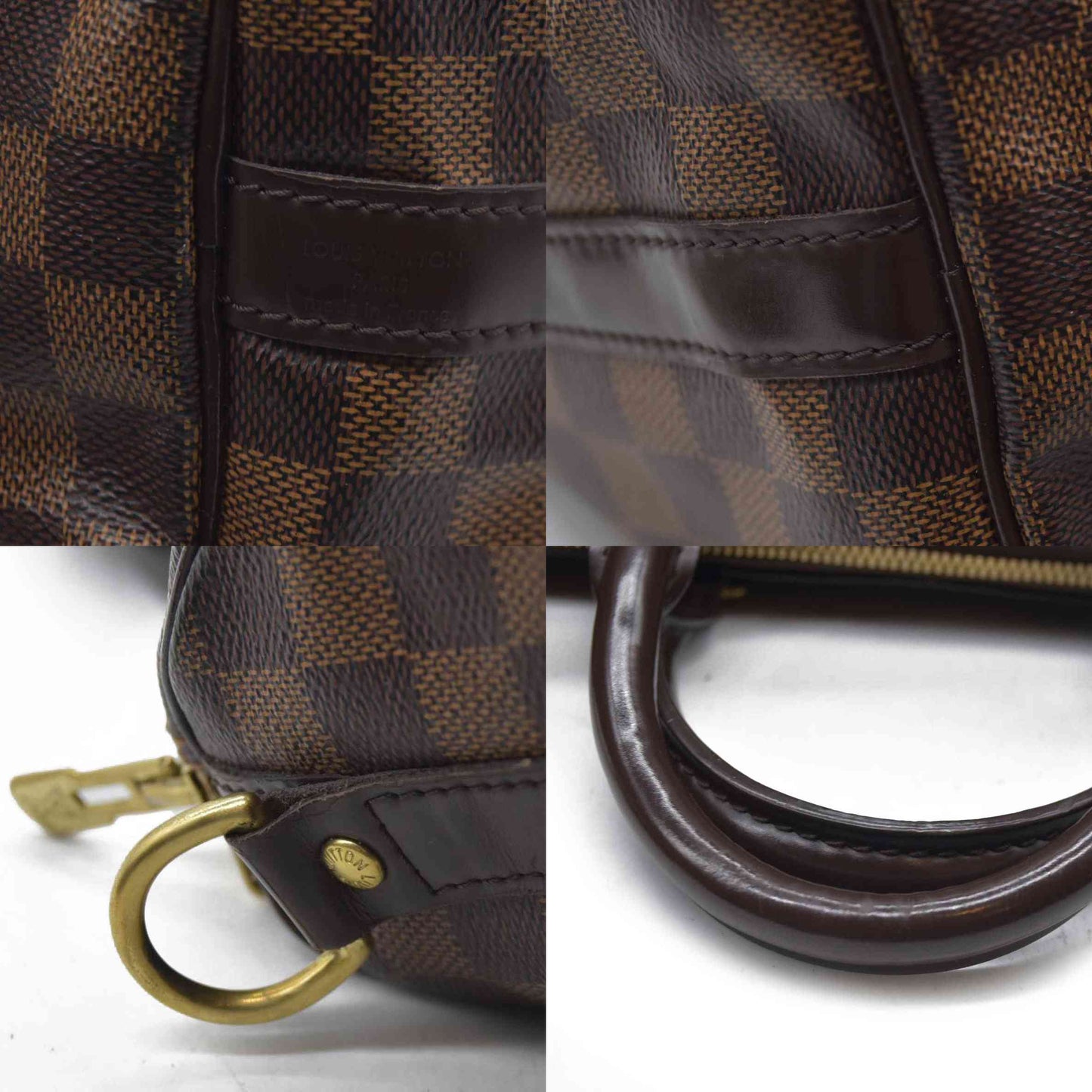 $1940 Louis Vuitton Damier Ebene Speedy Bandouliere 25 CT0138
