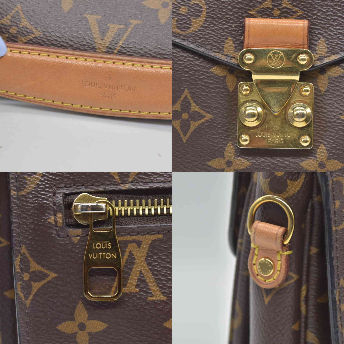 $2750 2018 Louis Vuitton  Monogram Pochette Metis PL2188
