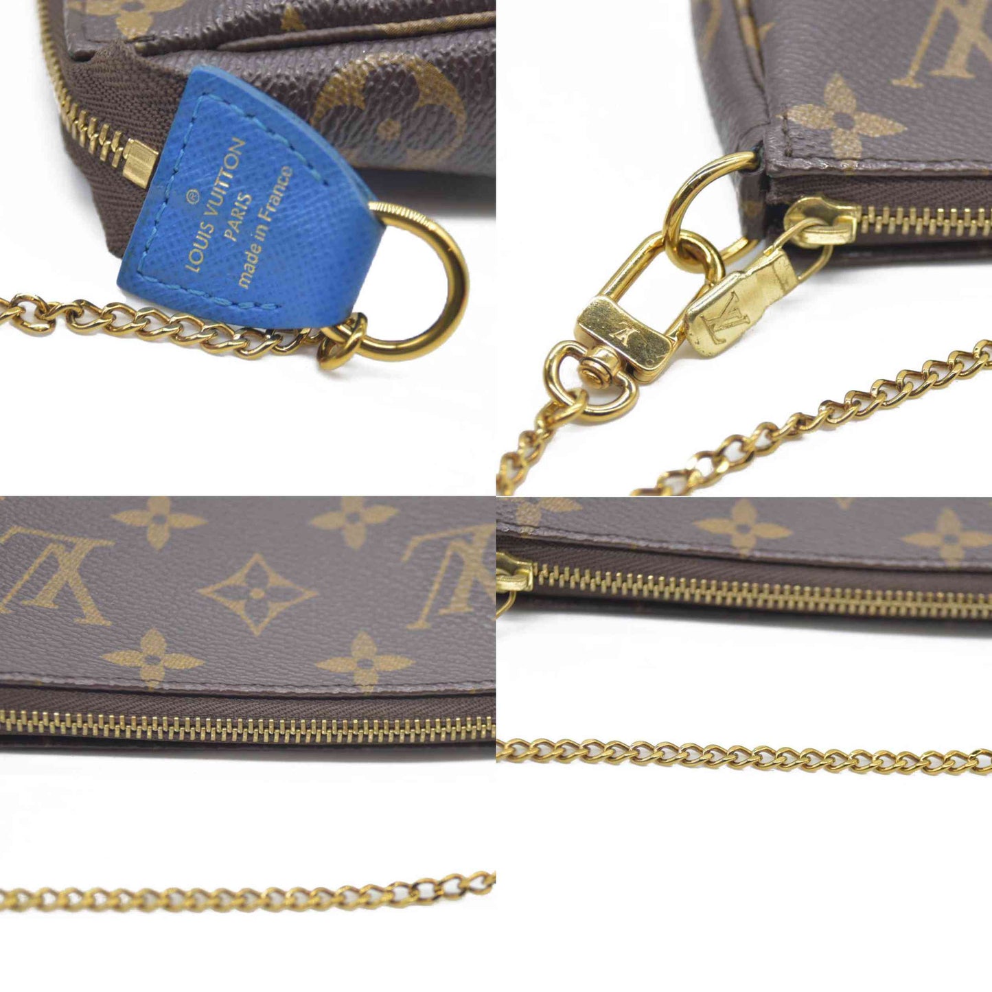 Louis Vuitton  Monogram 2019 Christmas Animation Mini Venice Pochette Accessories Blue