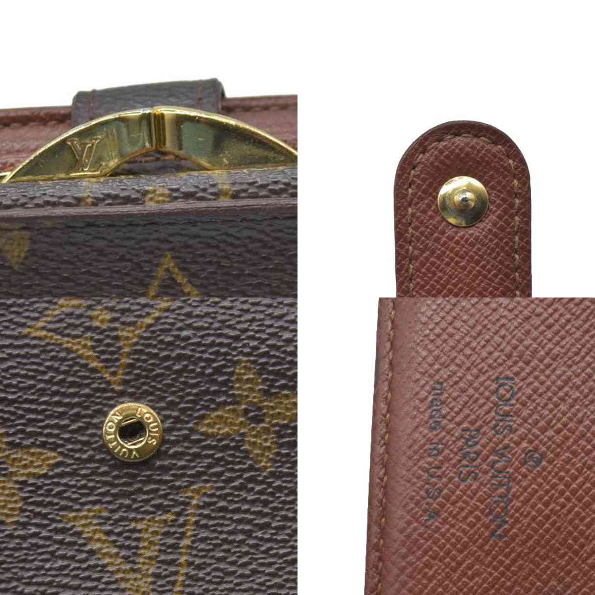 AUCTION $750 Louis Vuitton  Monogram French Purse Wallet