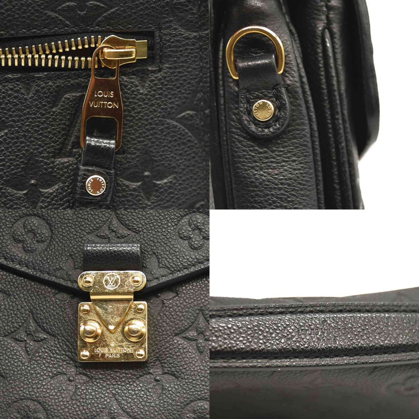 LOUIS VUITTON  Empreinte Pochette Metis Black DU4177