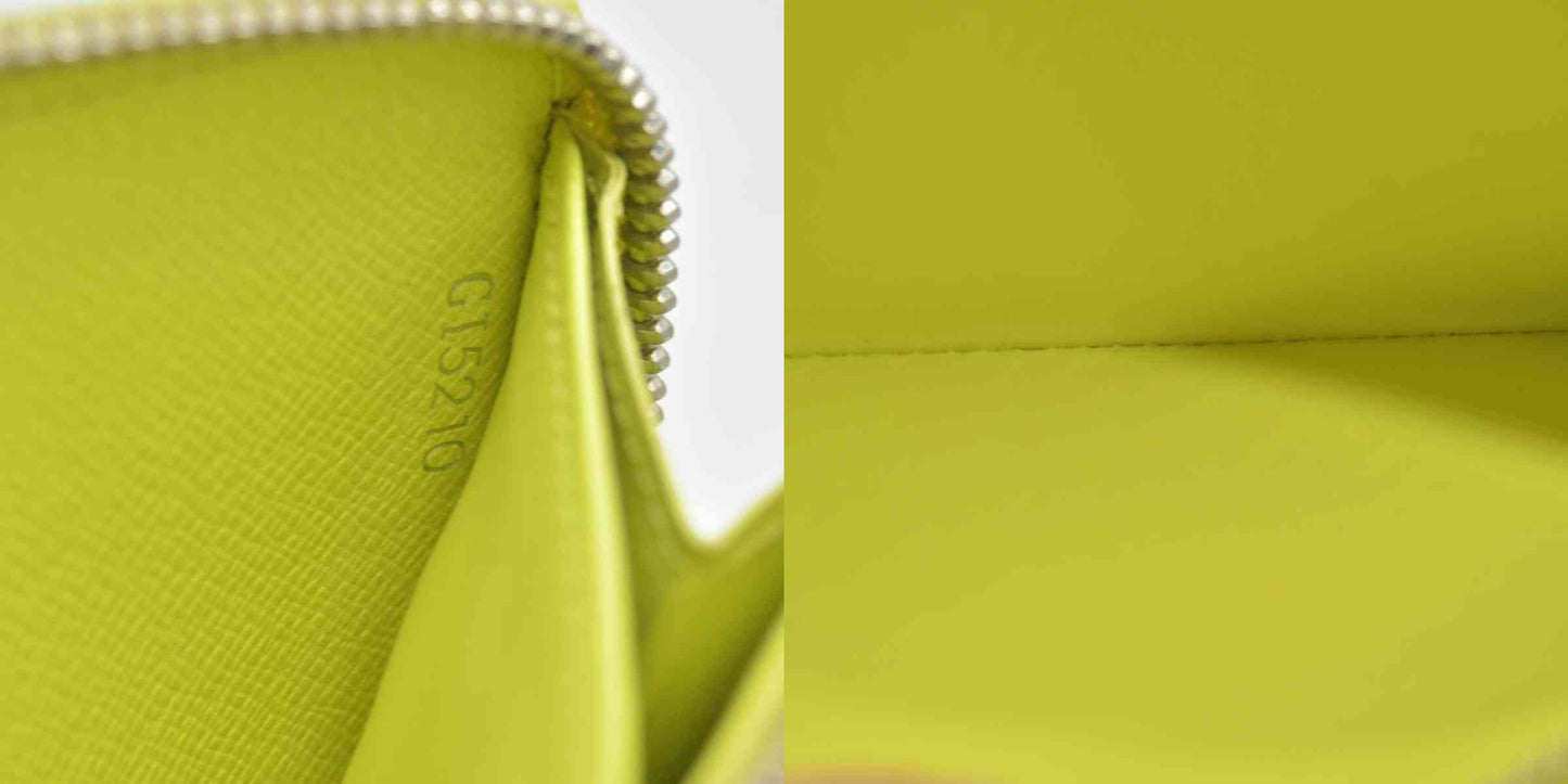 $1040 Louis Vuitton Epi Leather Zippy Wallet Yellow CONSIGNMENT GI5210