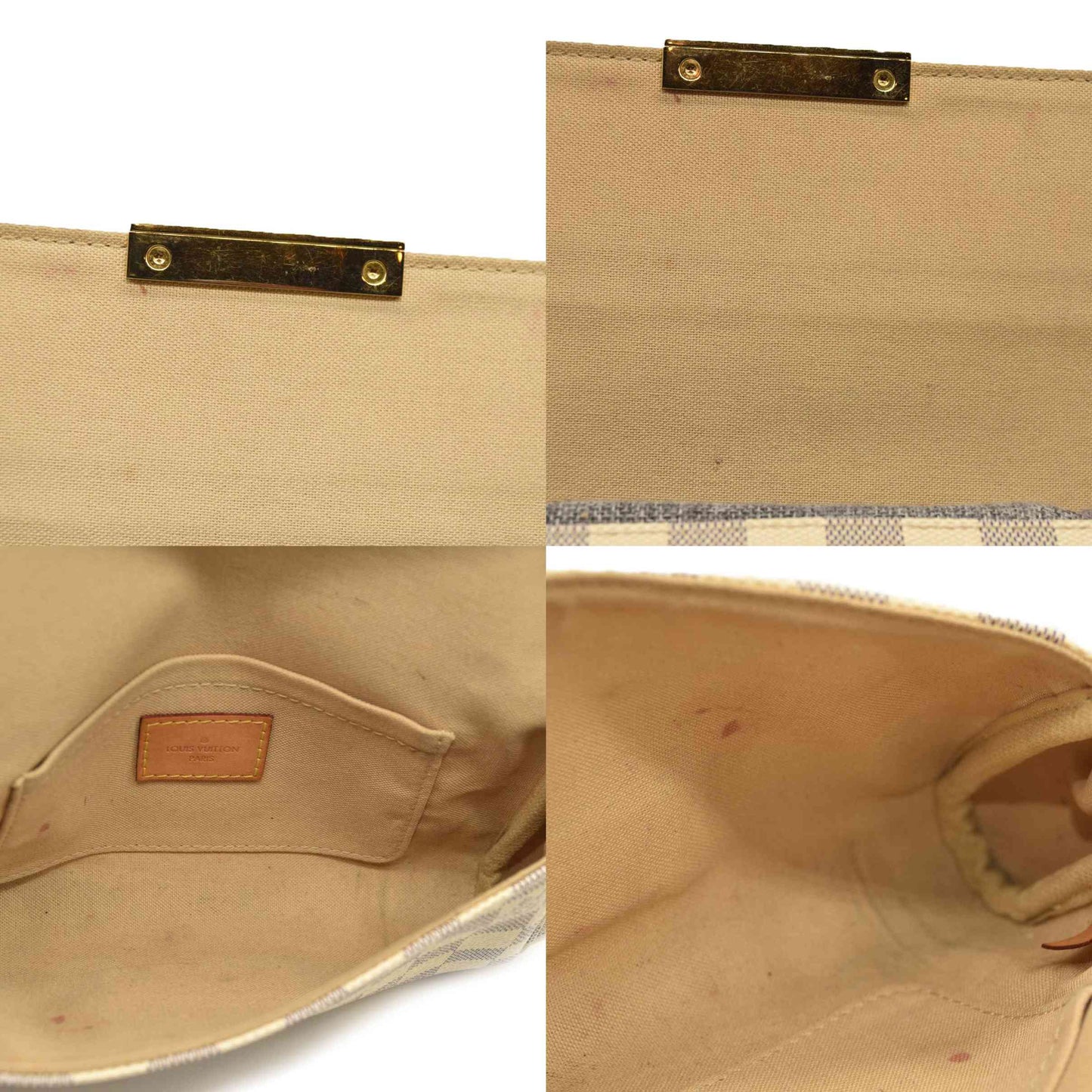 LOUIS VUITTON Damier Azur Favorite PM SD5115