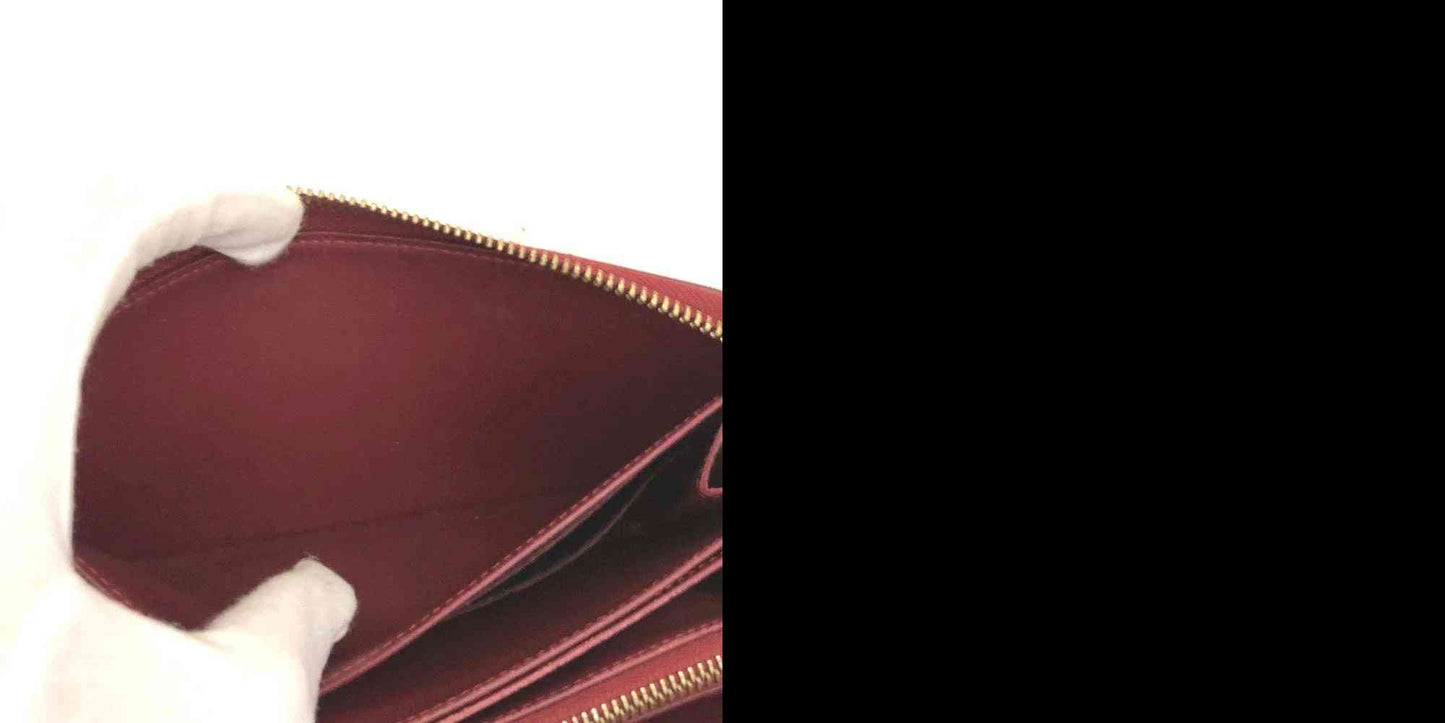 $1050 2011 Louis Vuitton Monogram Vernis Zippy Zip Around Long Wallet CA2181