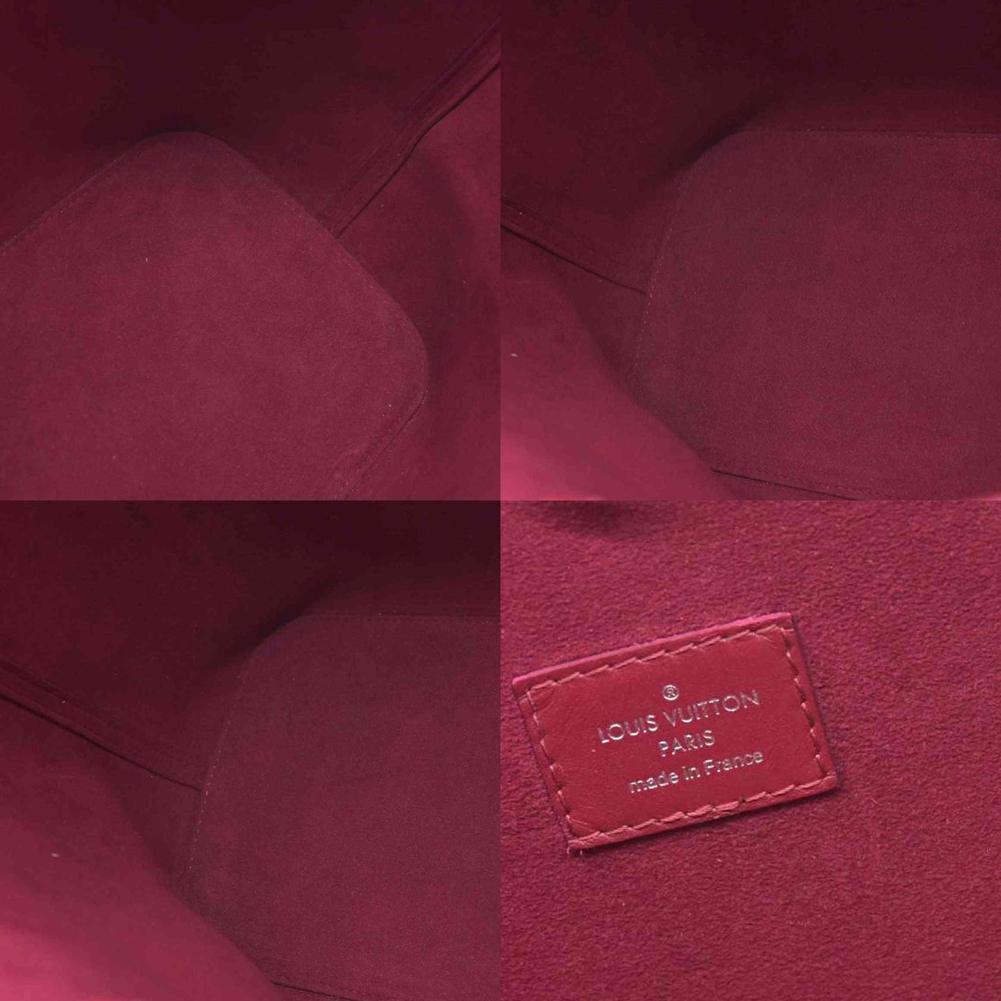 $2500 Louis Vuitton Epi Leather Neverfull MM Fuchsia SR2103
