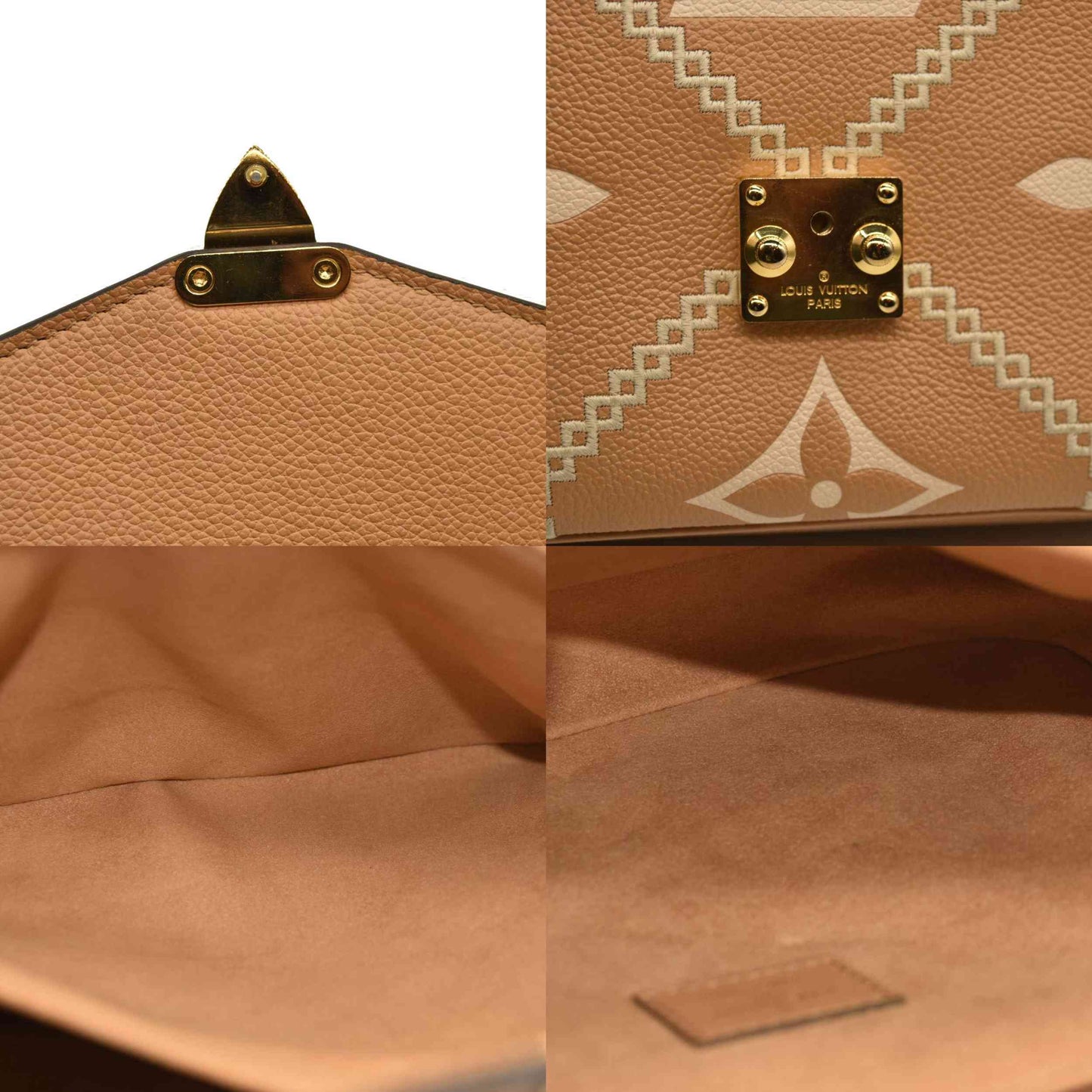 LOUIS VUITTON  Empreinte Monogram Giant Broderies Pochette Metis Arizona