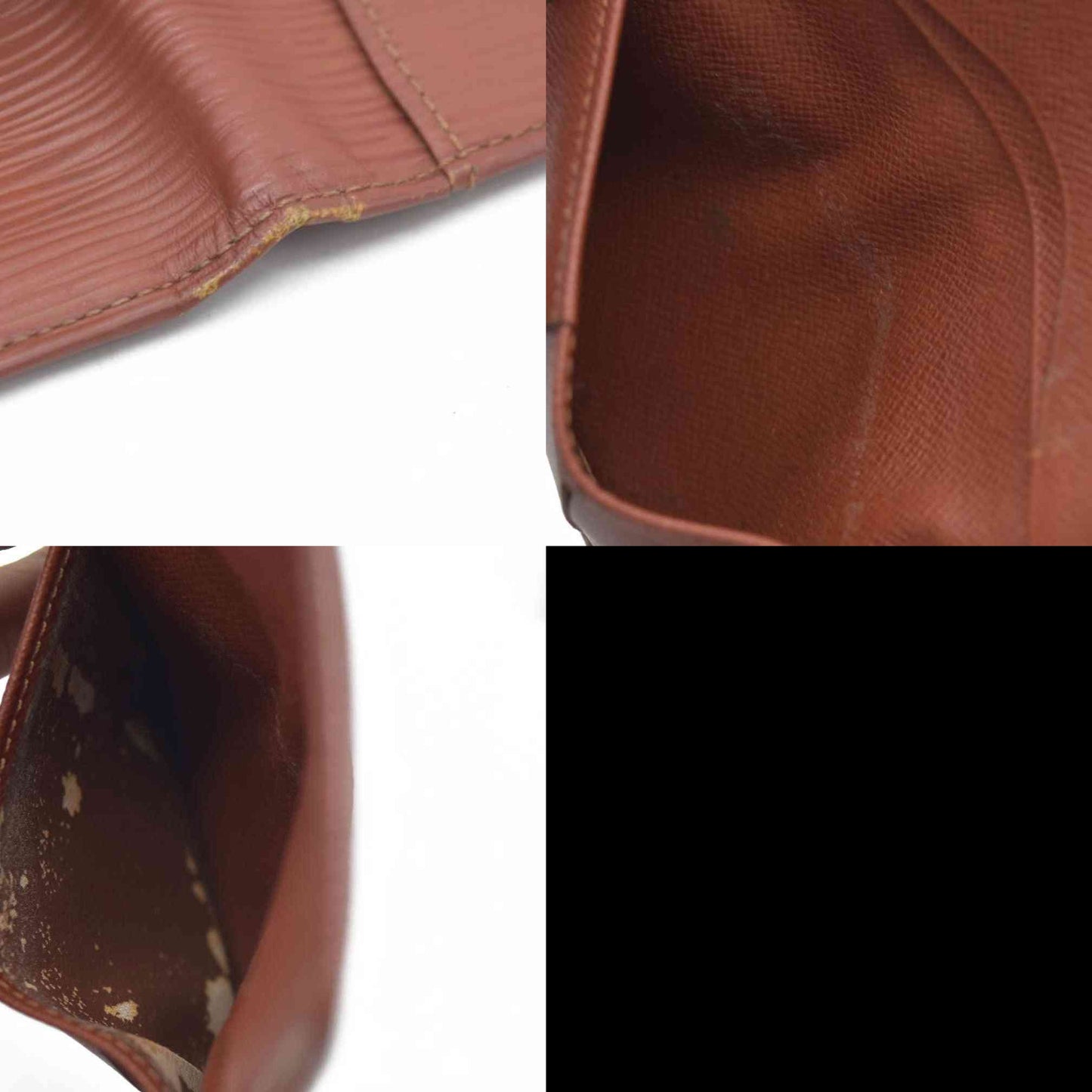 $505 LOUIS VUITTON Epi Organizer de Poche Card Case