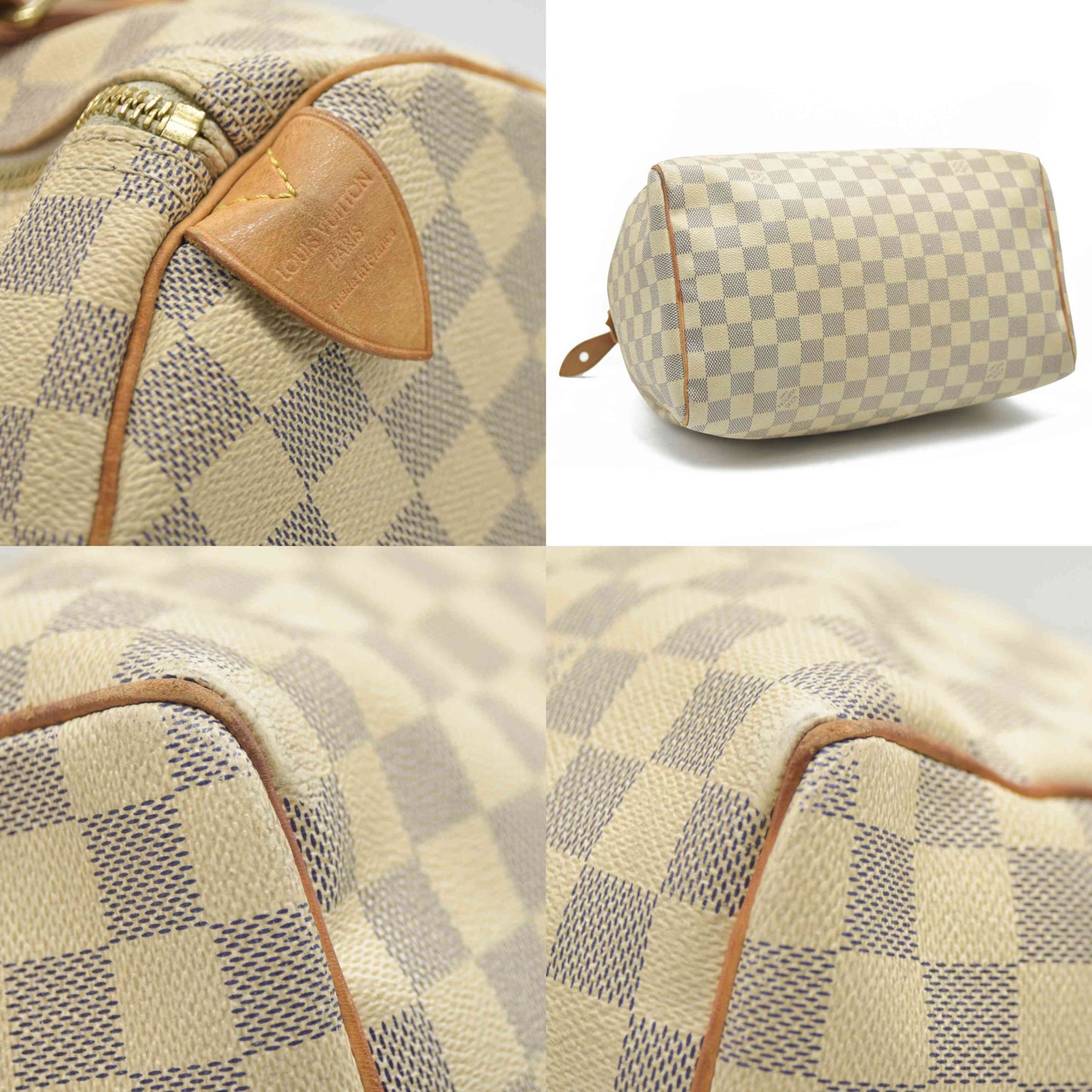 AUCTION $1550 Damier Azur Speedy 30 SP3027