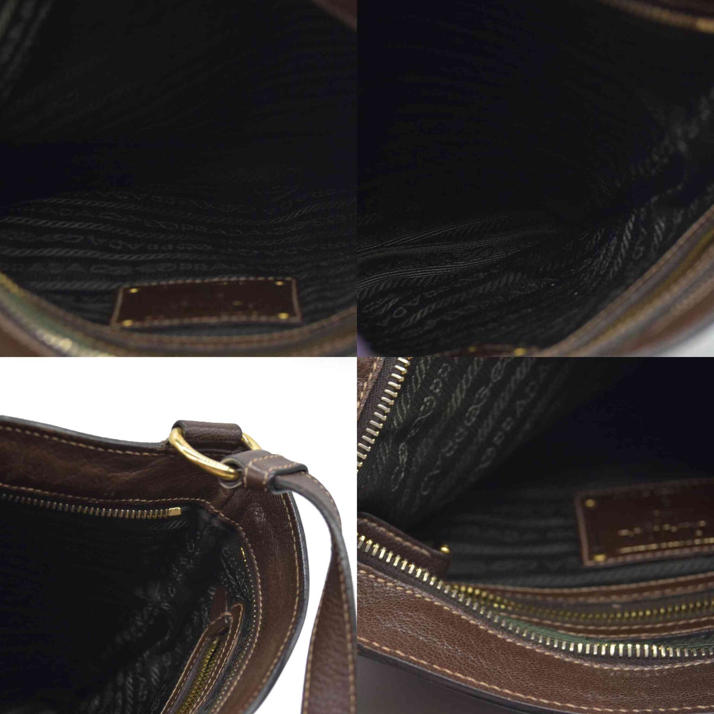 CONSIGNMENT Prada Canapa Logo Jacquard Messenger Bag