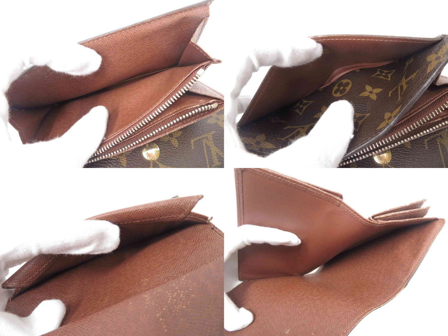 $775 LOUIS VUITTON Monogram Alexandra Trifold Wallet CA1180 2010