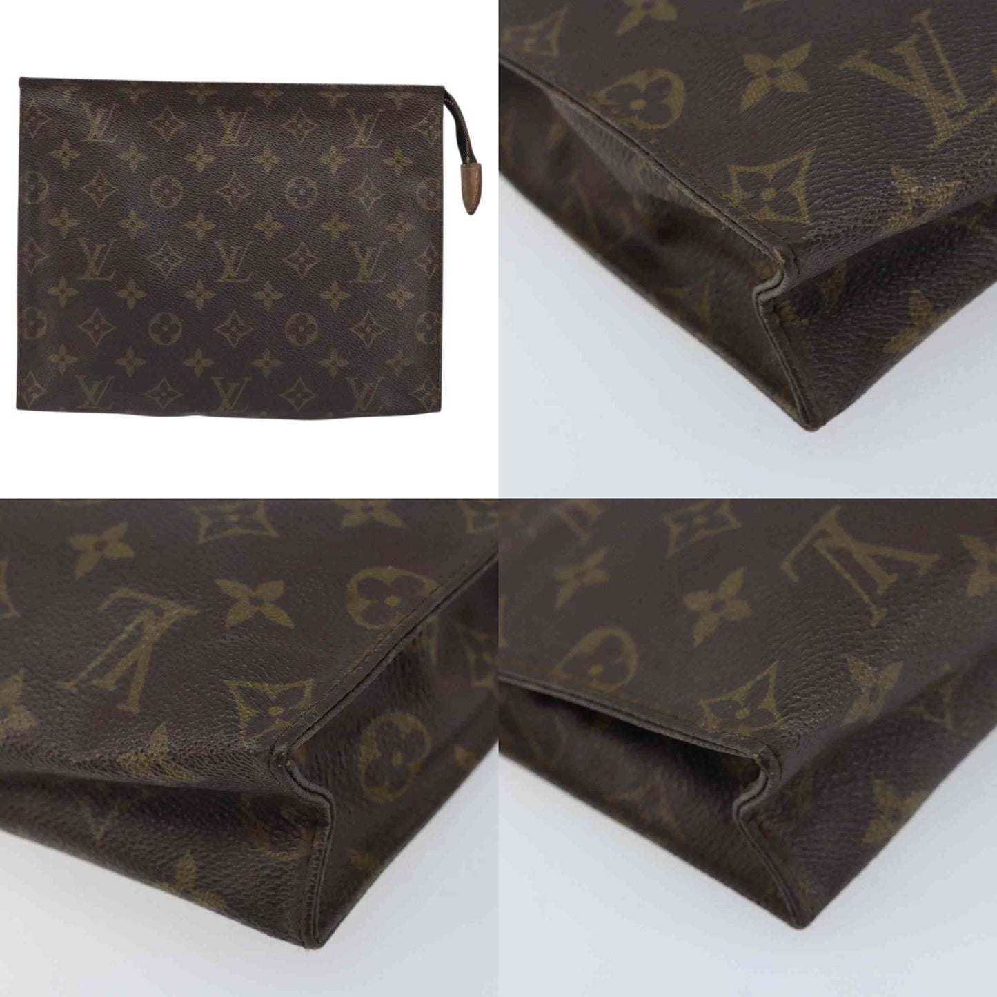 $760 1986 LOUIS VUITTON Monogram Toiletry Pouch 26 864TH