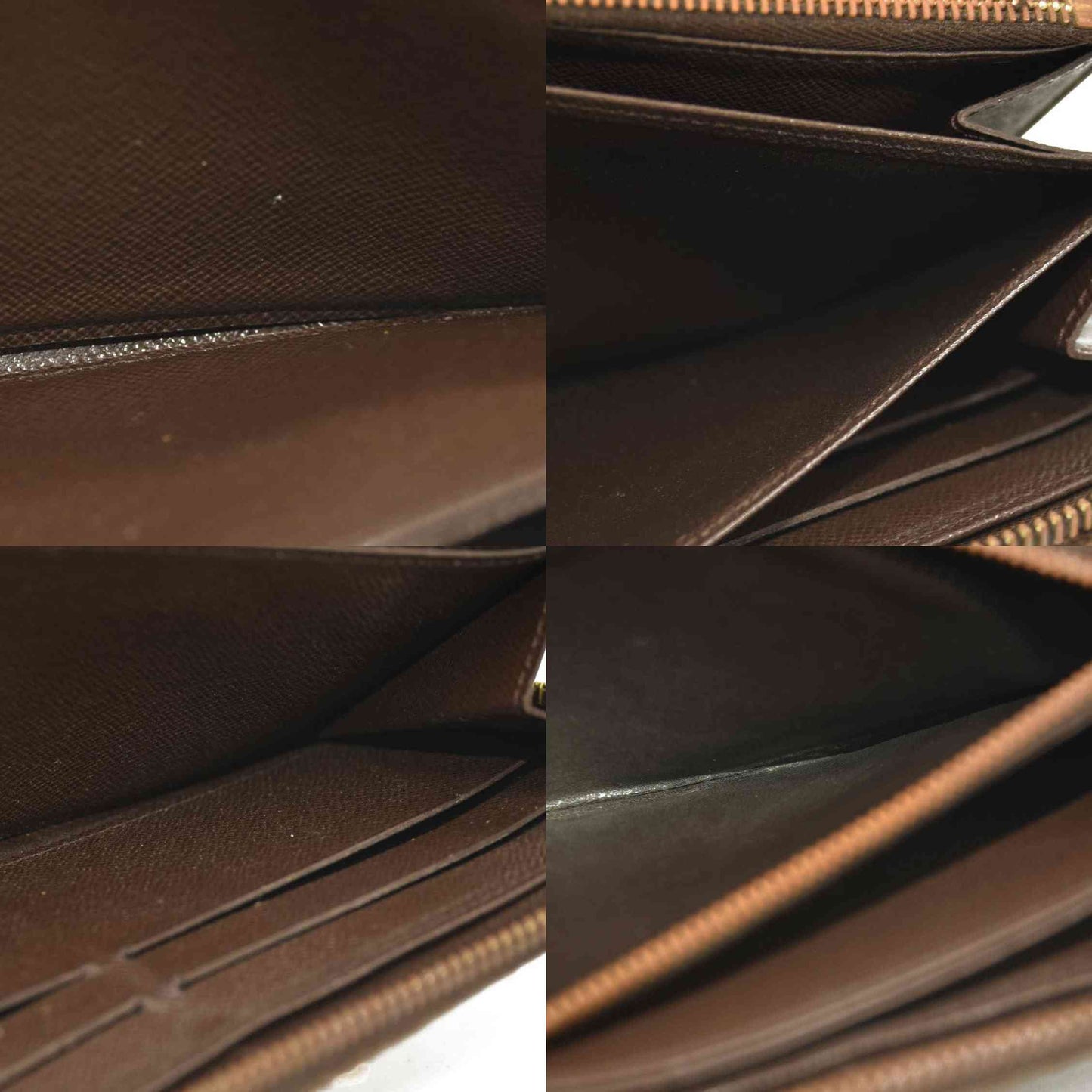 Louis Vuitton  Damier Ebene Zippy Wallet CA4049