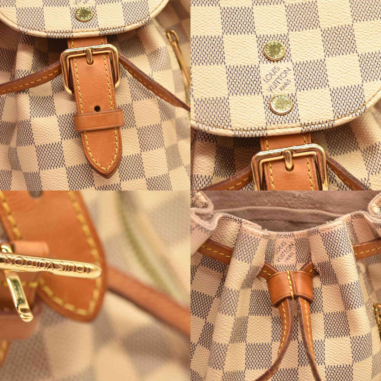 Louis Vuitton  Damier Azur Sperone BB Backpack