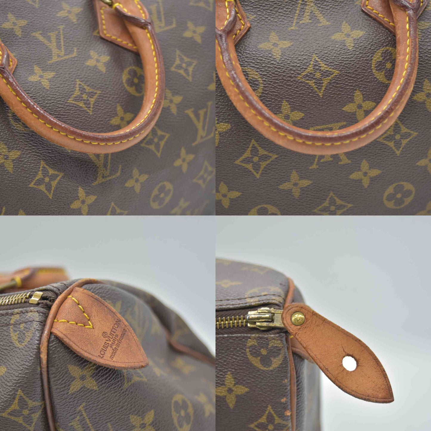 $1490 1987 Louis Vuitton Monogram Speedy 25 MI872