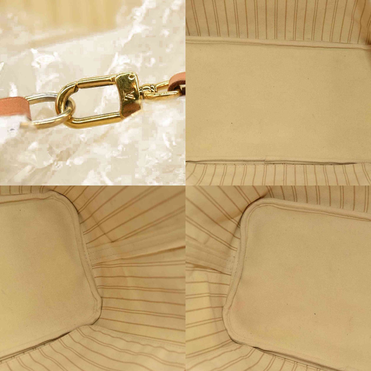 Louis Vuitton Damier Azur Neverfull MM with Pouch AR2149