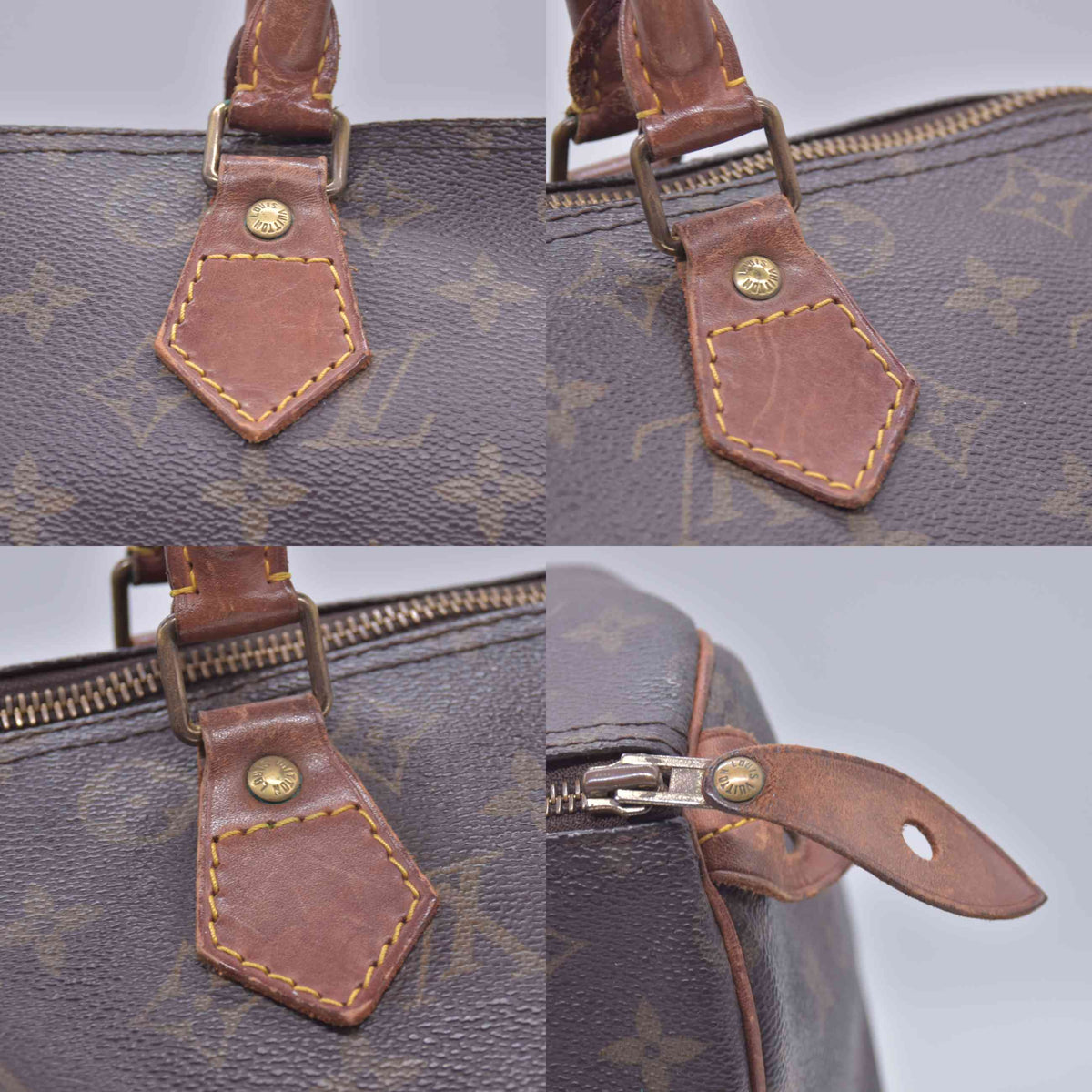 $1550 1992 Louis Vuitton Monogram Speedy 30 Hand Bag VI0952