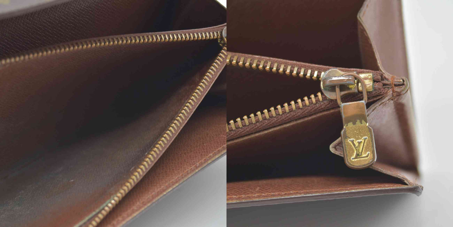 $720 1992 Louis Vuitton Monogram Sarah Wallet MI0992