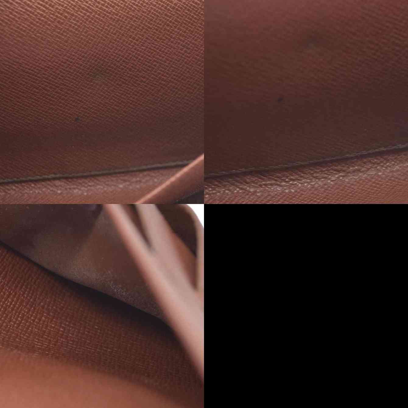 $725 Louis Vuitton Monogram Portefeiulle Sarah Long Trifold Wallet Brown TH0090