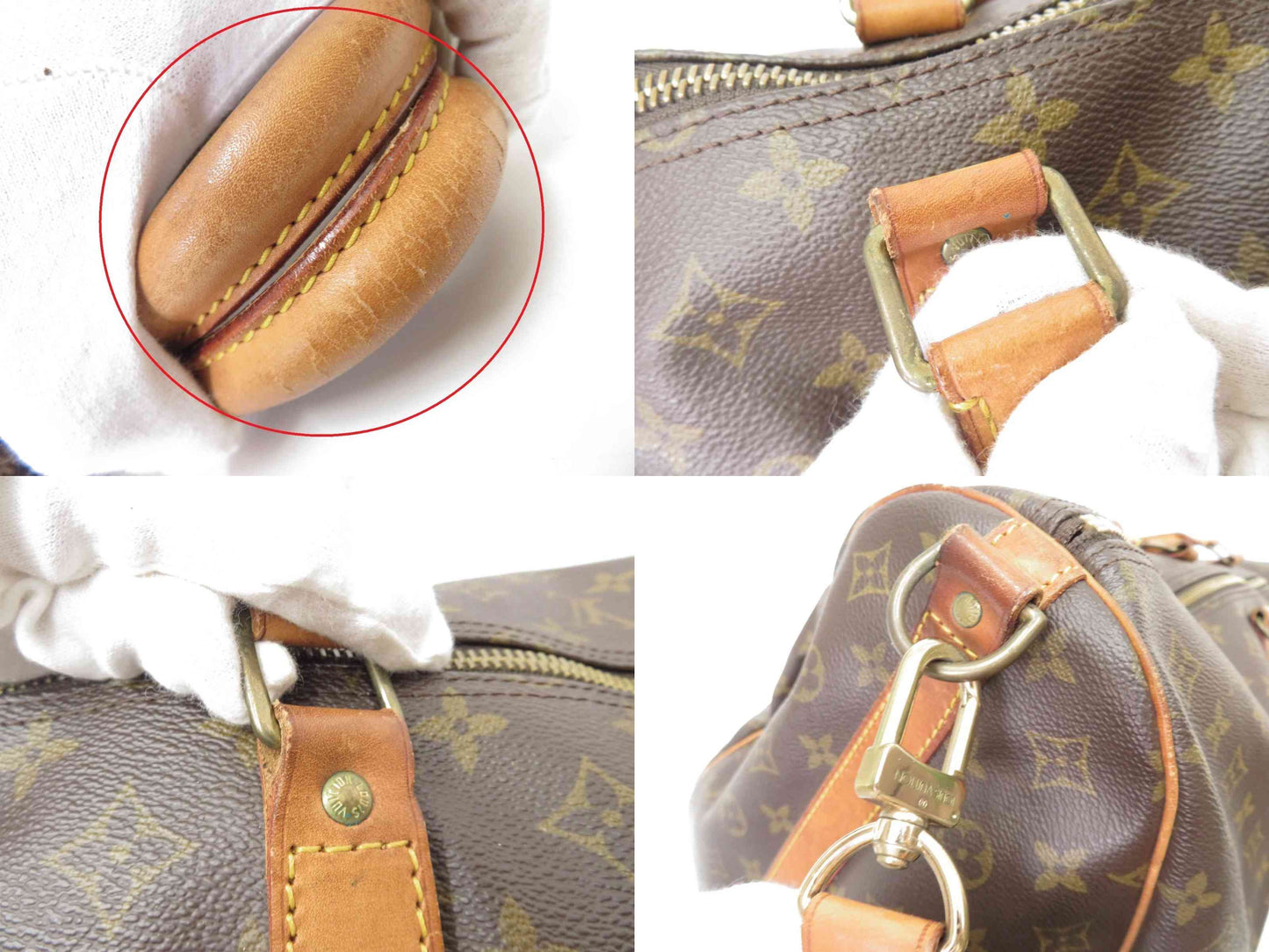 $2690 1990 Louis Vuitton Monogram Keepall Bandouliere 60 VI0950