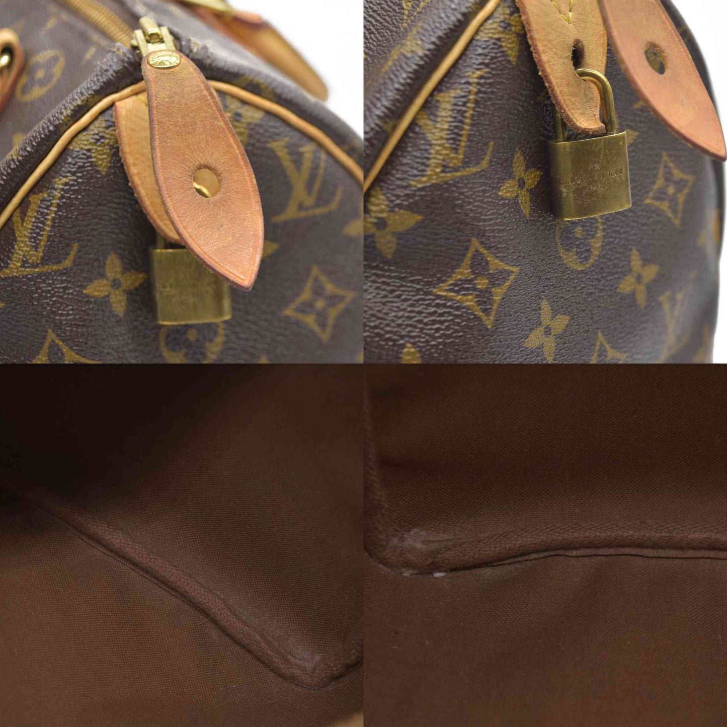 $1730 Louis Vuitton  Monogram Speedy 35 SD5113