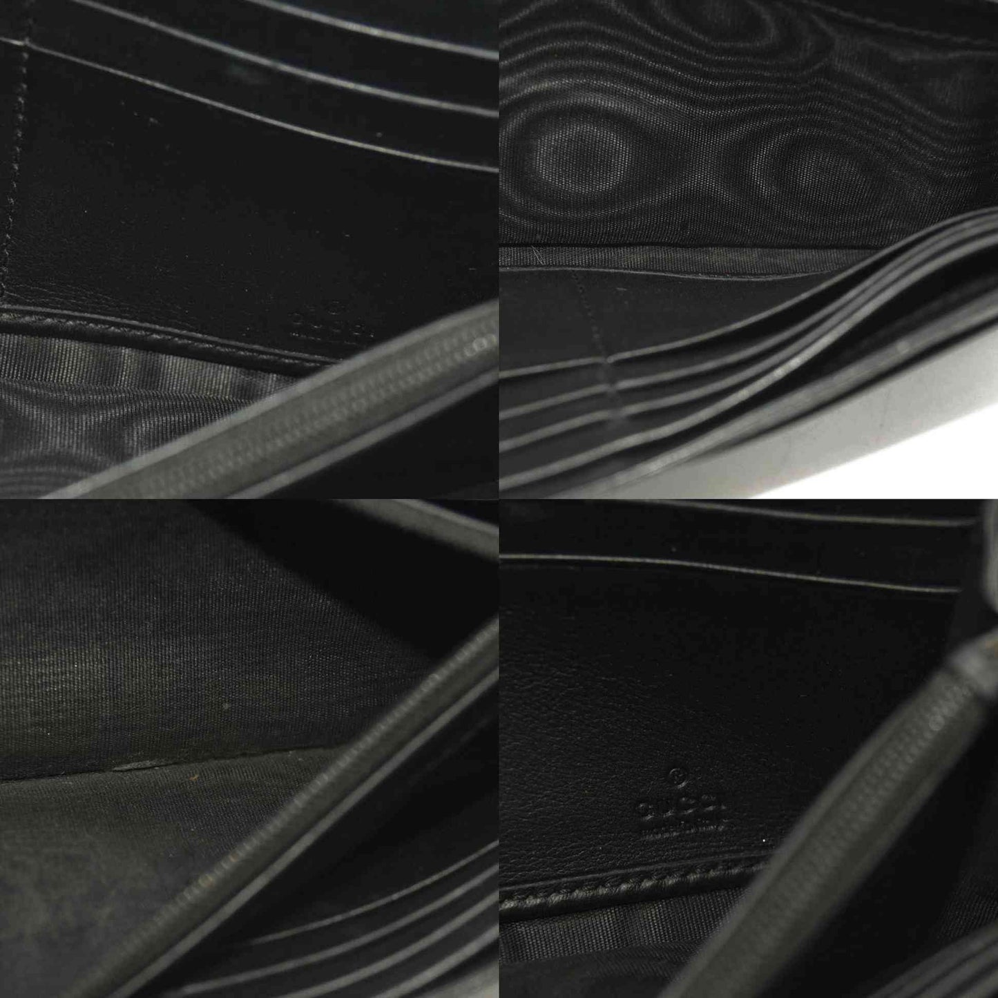 Gucci Calfskin Interlocking G Icon Wallet Black
