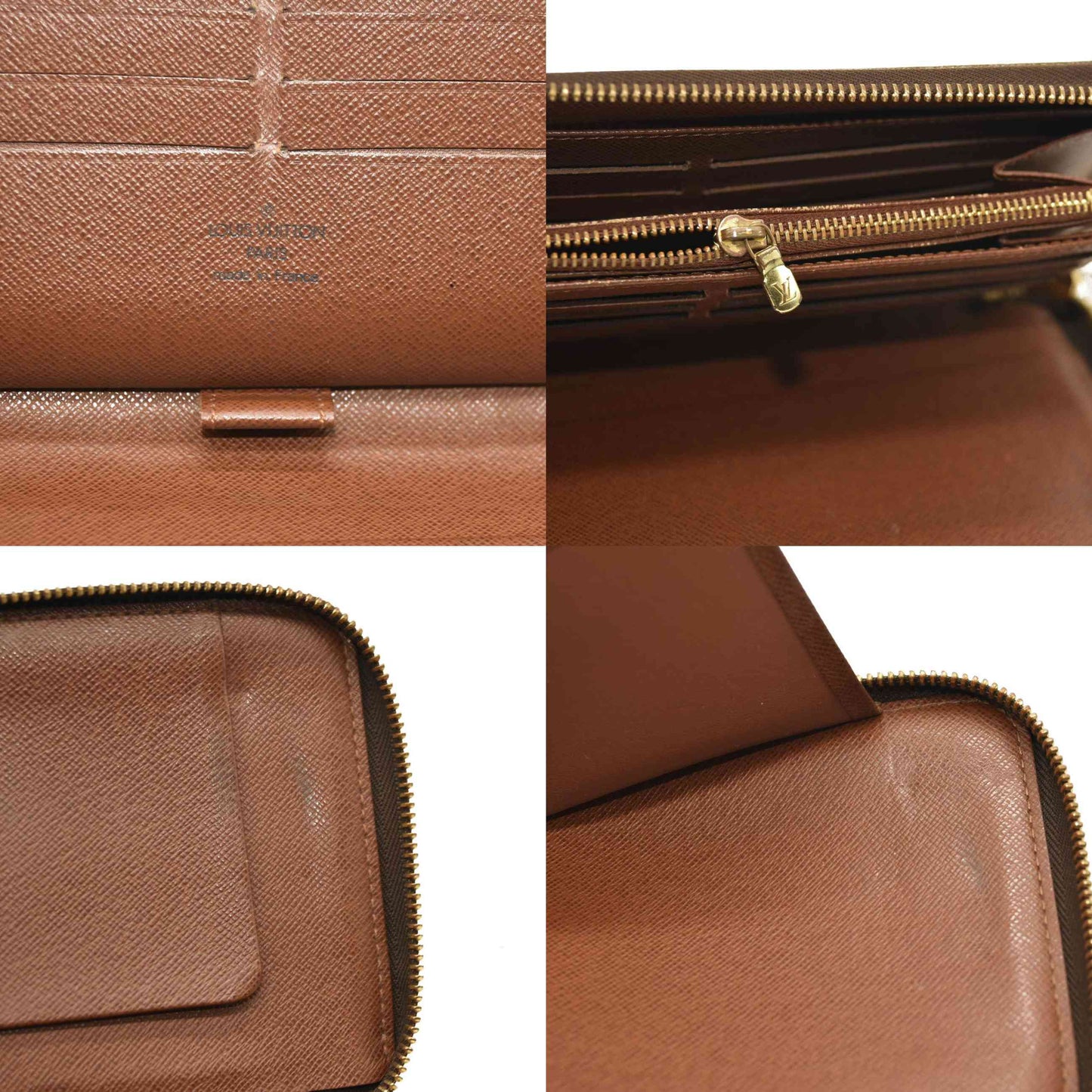 LOUIS VUITTON Monogram Zippy Wallet Organizer  VI0079