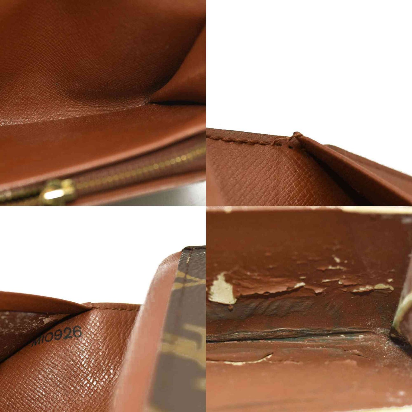 Louis Vuitton  Monogram Porte-Monnaie Billets Tresor Wallet MI0926