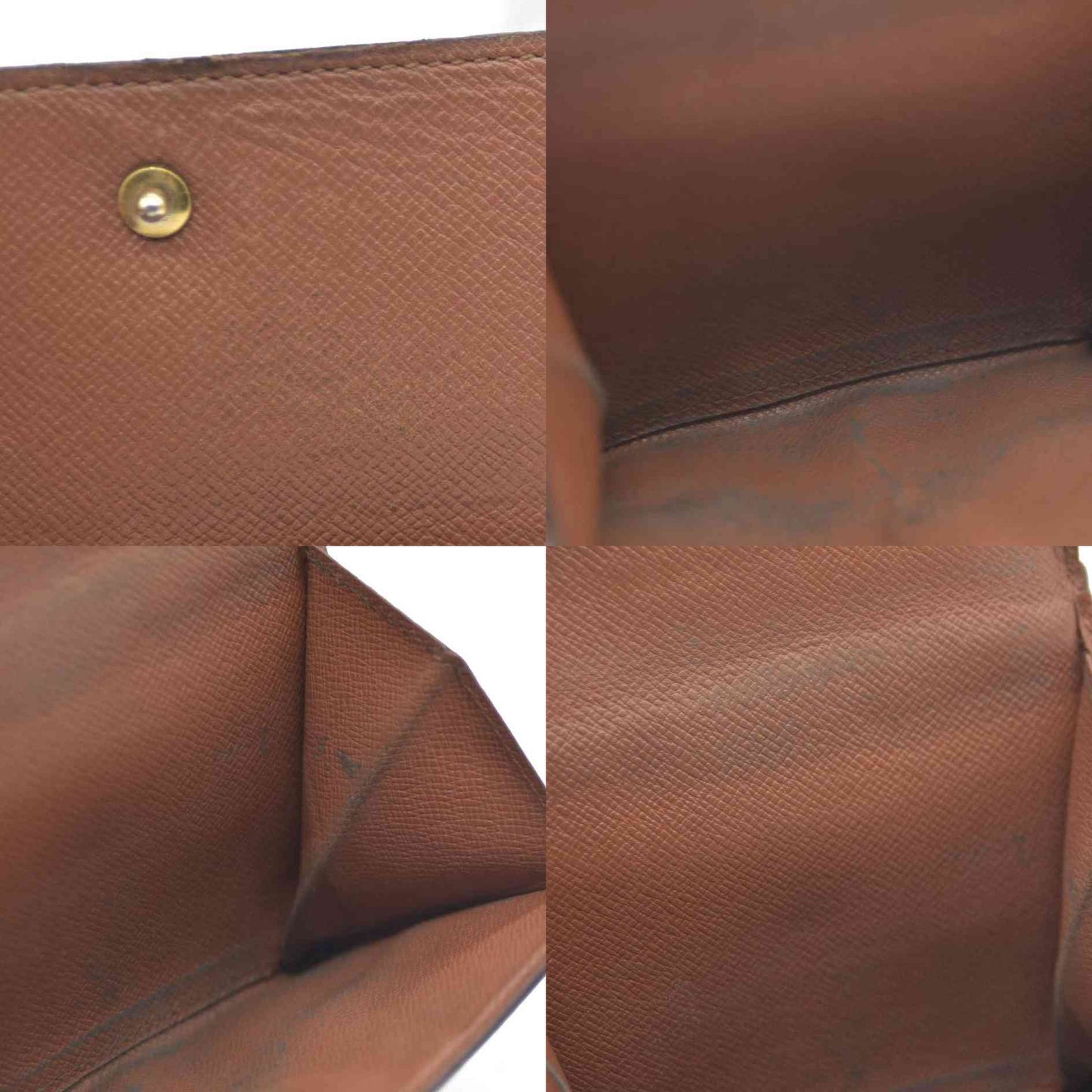 Louis Vuitton Monogram Portefeiulle Elise Trifold Wallet Brown SP0918