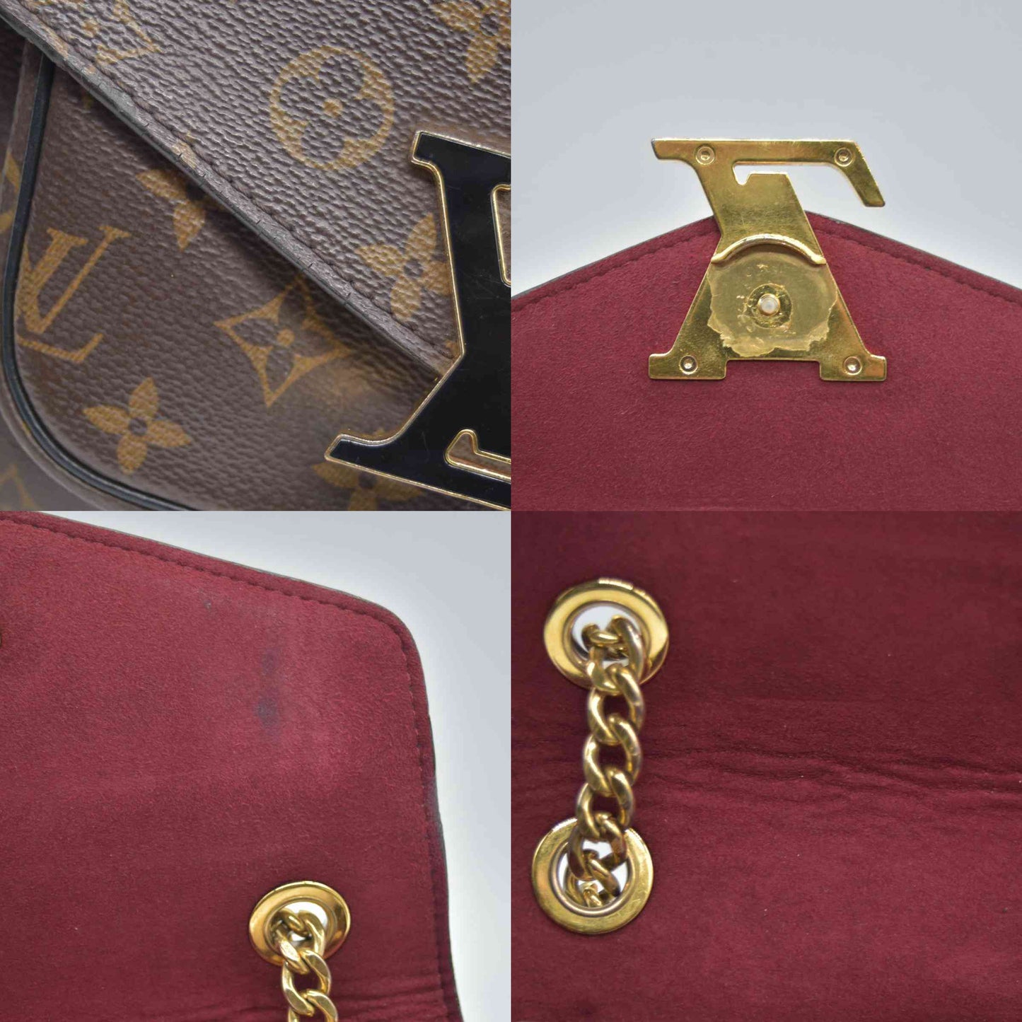 $2570 Louis Vuitton Monogram Passy