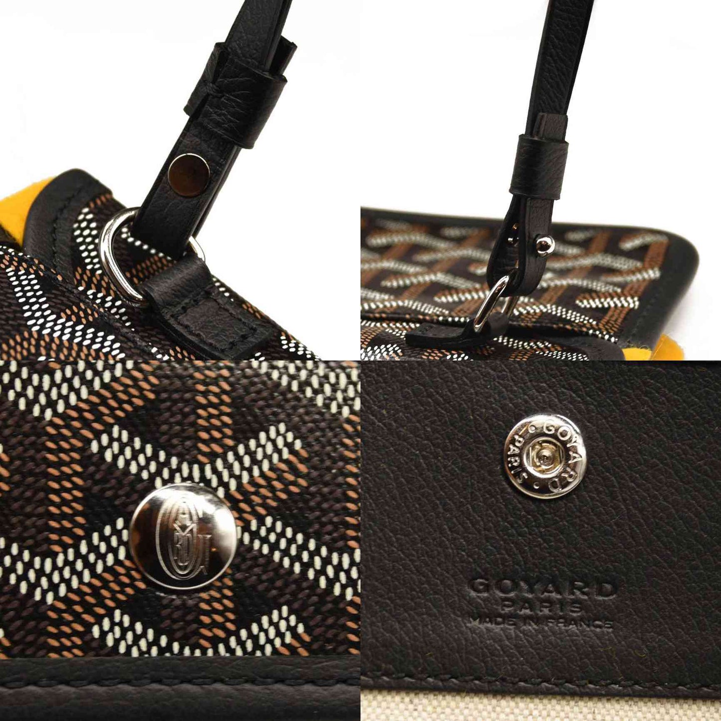 NEW GOYARD Goyardine Saint Louis GM Black