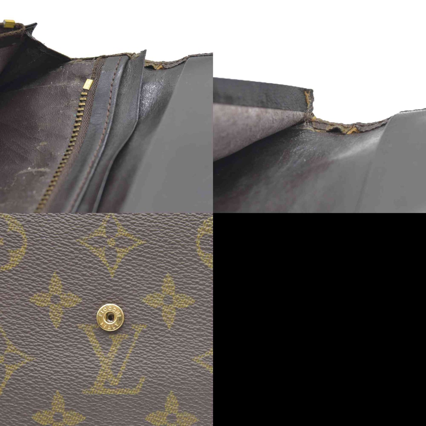 AUCTION $620 Louis Vuitton  Monogram Porte Tresor Wallet