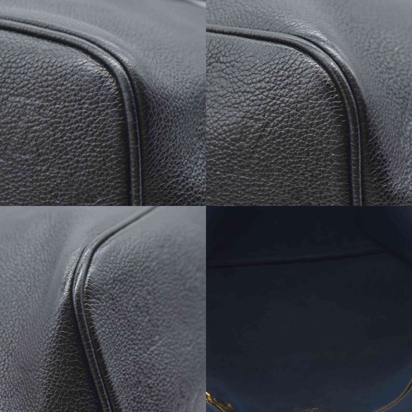 $2940 Louis Vuitton LV Monogram Neverfull  MM Empreinte Black Tote