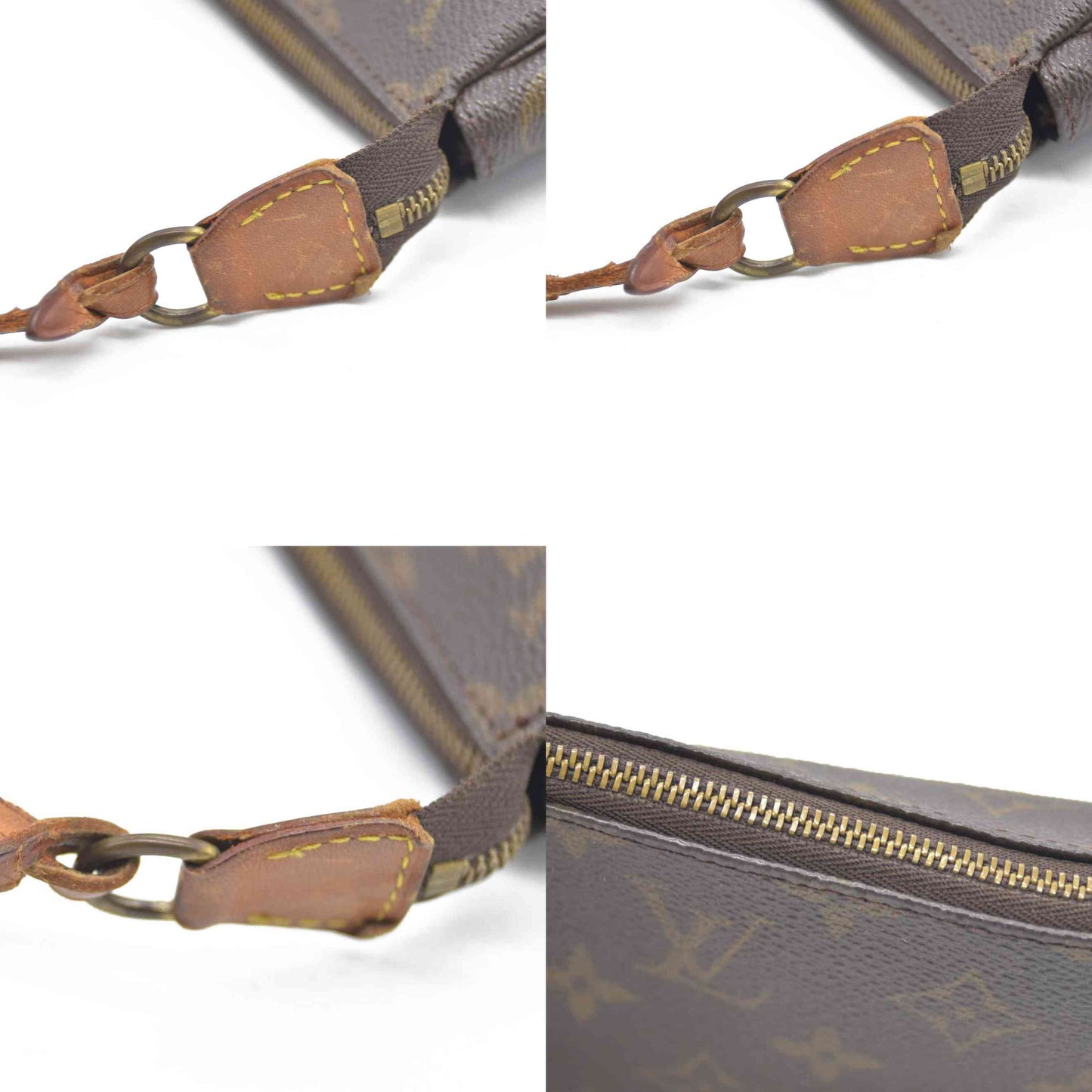Louis Vuitton LV Accessories Pouch Pochette Accessoires Brown Monogram VI0011