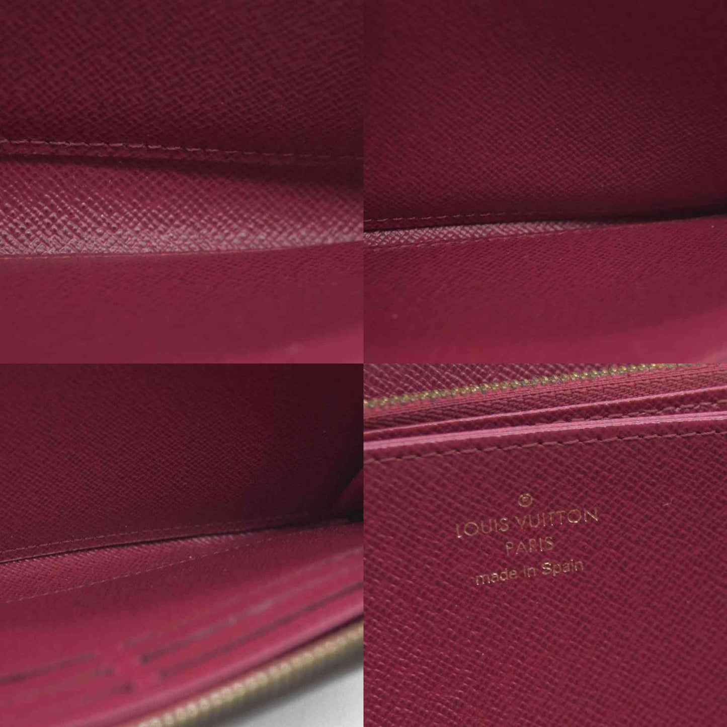 Louis Vuitton Monogram Zippy Wallet Fuchsia GI0187