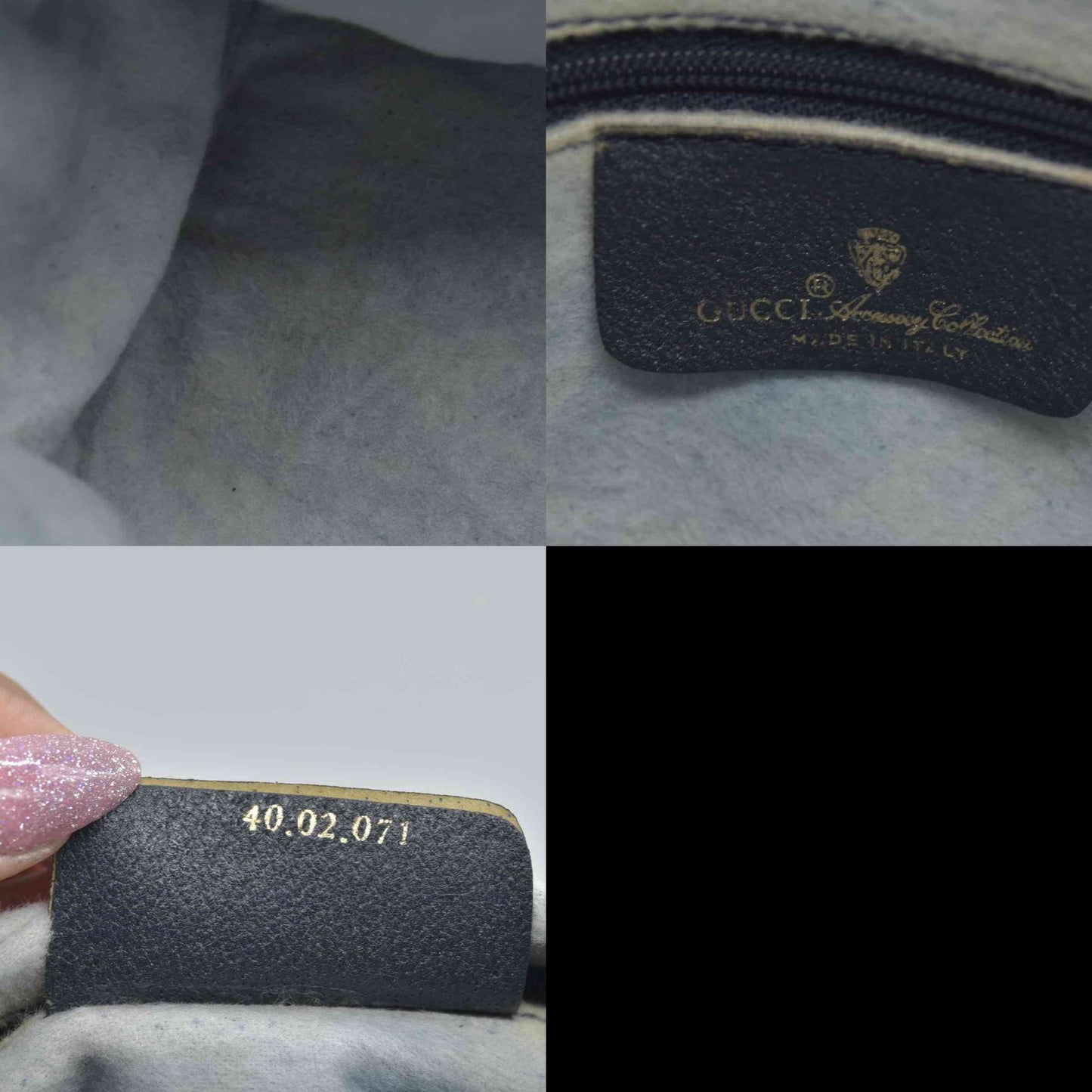 $950 Gucci Vintage GG Monogram Supreme Boston Handbag PVC Leather CONSIGNMENT