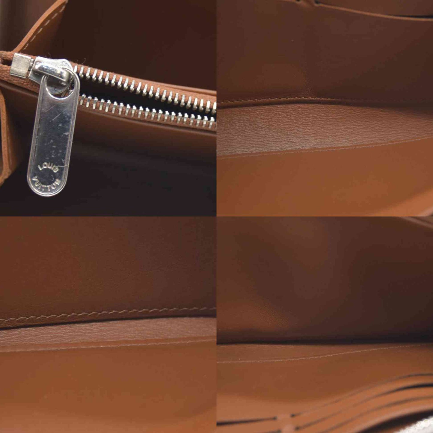 Louis Vuitton Mahina Zip Around Long Wallet Beige TN4139