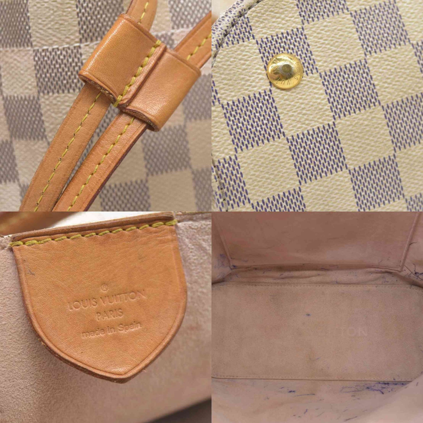 $1830 Louis Vuitton  Damier Azur Girolata GI4157 2017